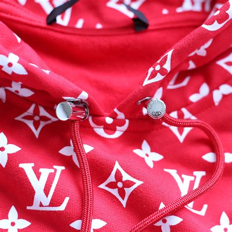 supreme louis vuitton 2.0|Louis Vuitton supreme red hoodie.